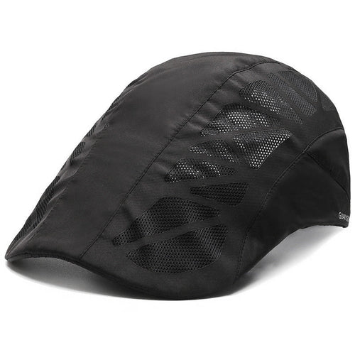 Men Mesh Beret Hat Summer Breathable Quick Dry For Women Newsboy Detective Gorra Boy Chef Restaurant Work Casquette - Yahko Merchandise