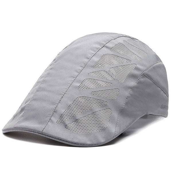 Men Mesh Beret Hat Summer Breathable Quick Dry For Women Newsboy Detective Gorra Boy Chef Restaurant Work Casquette - Yahko Merchandise