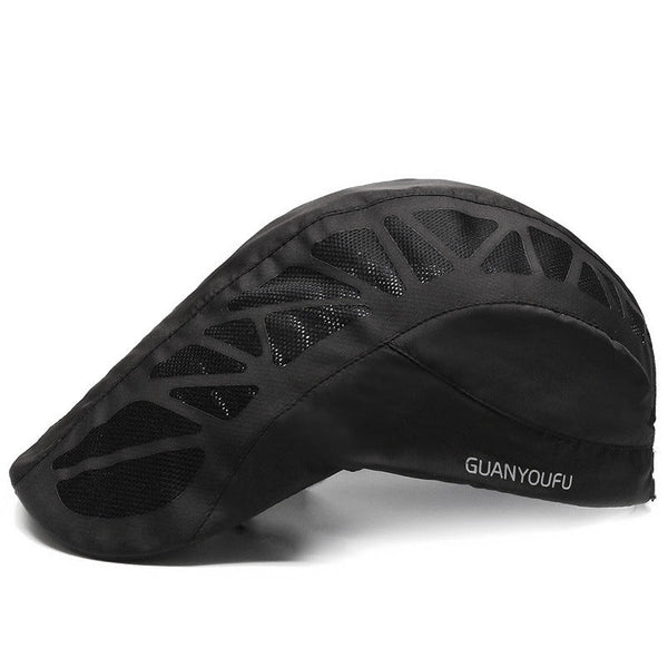 Men Mesh Beret Hat Summer Breathable Quick Dry For Women Newsboy Detective Gorra Boy Chef Restaurant Work Casquette - Yahko Merchandise