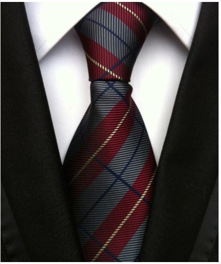 Men S Tie 8cm Business Gentleman British Formal Wear - Yahko Merchandise