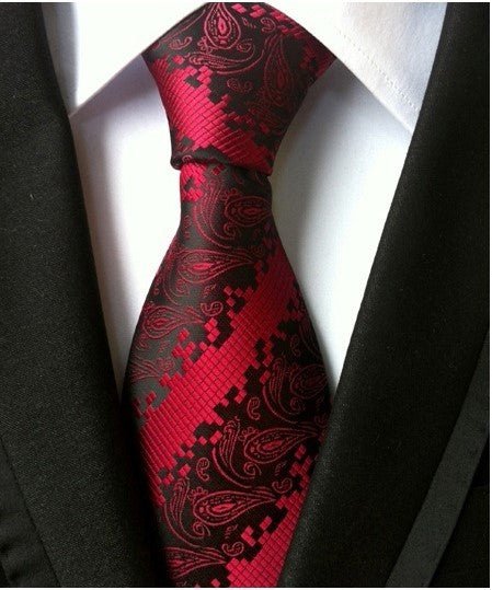 Men S Tie 8cm Business Gentleman British Formal Wear - Yahko Merchandise