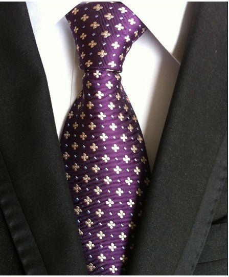 Men S Tie 8cm Business Gentleman British Formal Wear - Yahko Merchandise