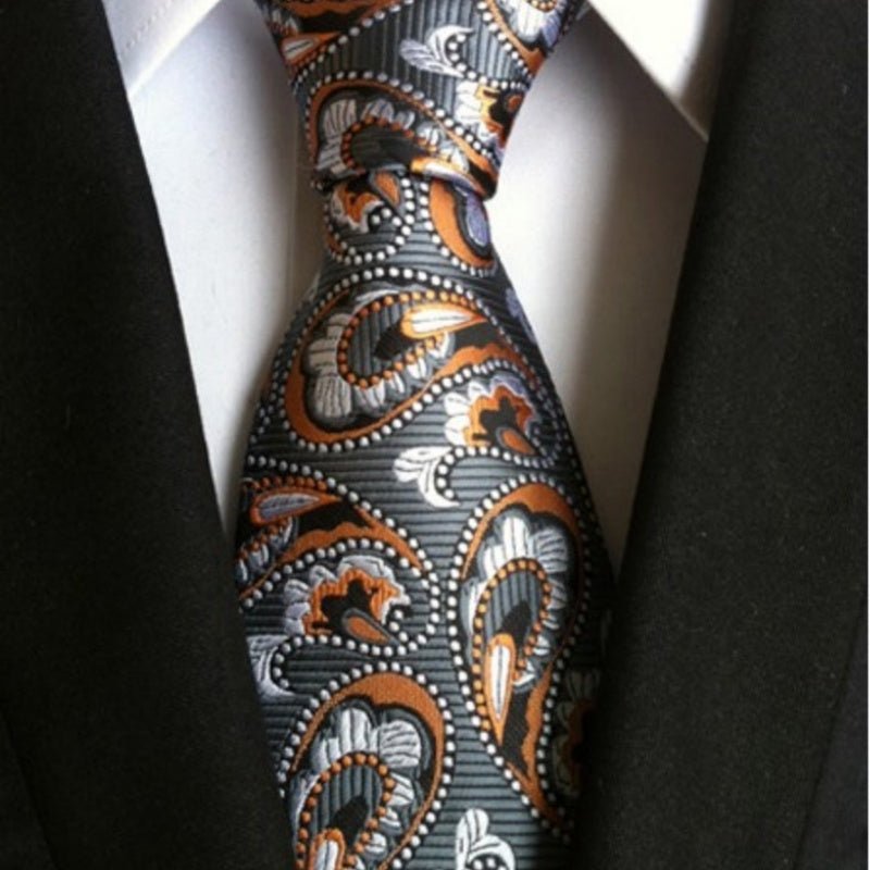 Men S Tie 8cm Business Gentleman British Formal Wear - Yahko Merchandise