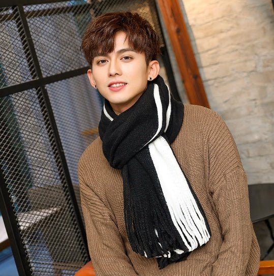 Men Scarves Can Match Colors Fashion - Yahko Merchandise