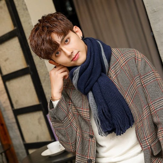 Men Scarves Can Match Colors Fashion - Yahko Merchandise