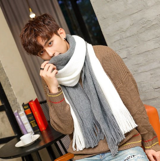 Men Scarves Can Match Colors Fashion - Yahko Merchandise