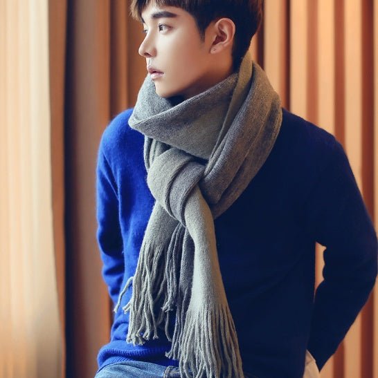 Men Scarves Can Match Colors Fashion - Yahko Merchandise