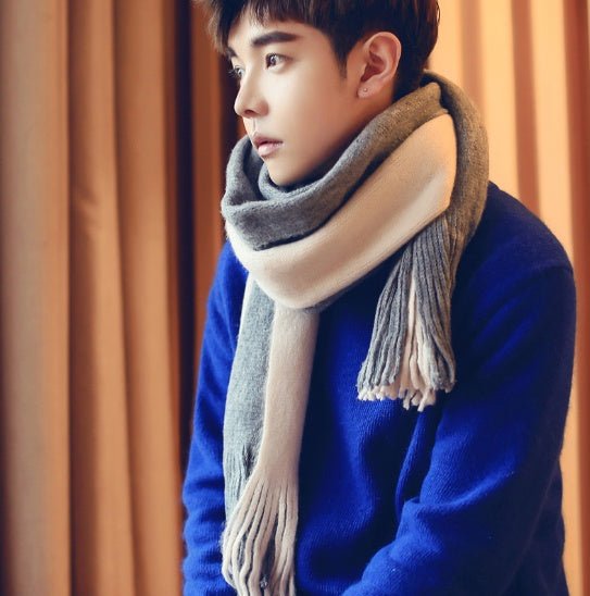 Men Scarves Can Match Colors Fashion - Yahko Merchandise
