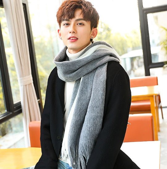 Men Scarves Can Match Colors Fashion - Yahko Merchandise