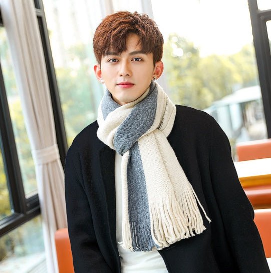 Men Scarves Can Match Colors Fashion - Yahko Merchandise