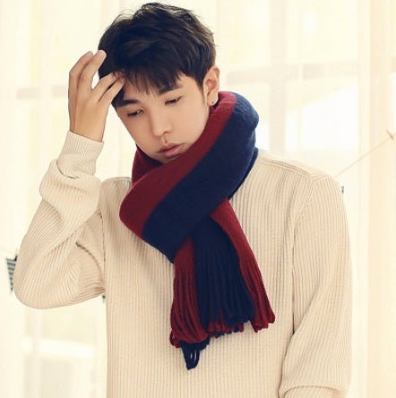 Men Scarves Can Match Colors Fashion - Yahko Merchandise