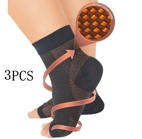 Men Women Anti Fatigue Compression Foot Sleeve Foot Ankle Compression Socks - Yahko Merchandise