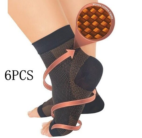 Men Women Anti Fatigue Compression Foot Sleeve Foot Ankle Compression Socks - Yahko Merchandise