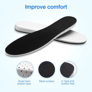 Men Women Invisible Height Increase Insoles Heel Lift Taller Shoe - Yahko Merchandise