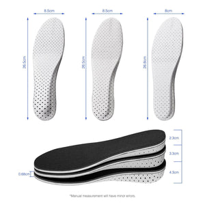 Men Women Invisible Height Increase Insoles Heel Lift Taller Shoe - Yahko Merchandise