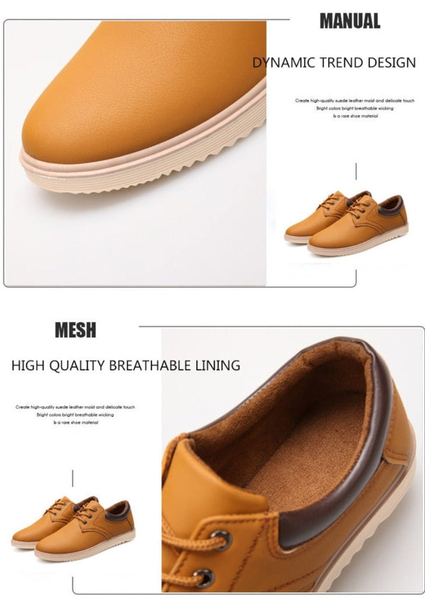 Mens Casual Flat Oxford Sneakers - Yahko Merchandise