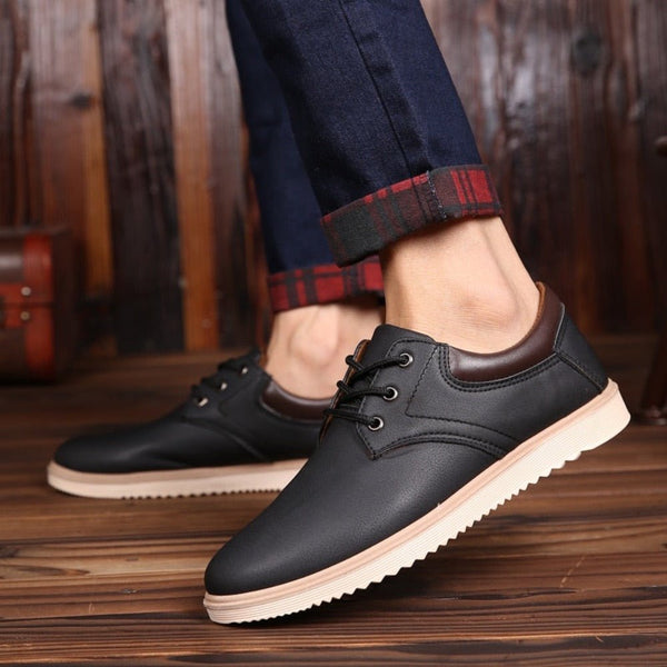 Mens Casual Flat Oxford Sneakers - Yahko Merchandise