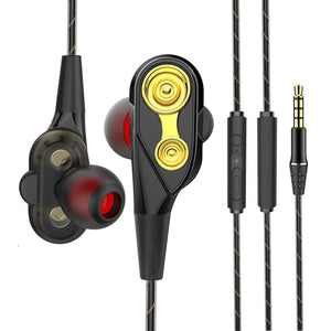 Metal In - ear Wire - controlled Music Small Headphones - Yahko Merchandise