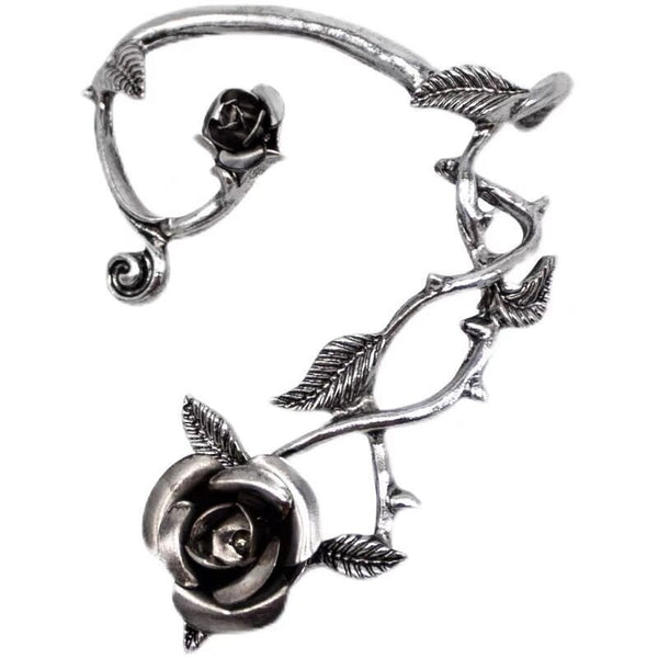 Metal Rose Earrings With Wrapped Ears - Yahko Merchandise