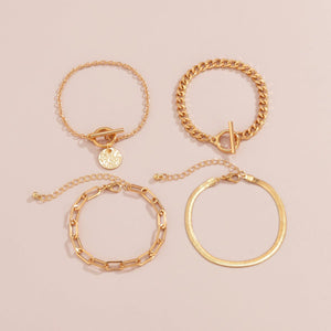 Metal Wind Hollow Chain Bracelet Snake Bone Metal Bracelet - Yahko Merchandise