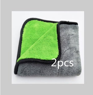 Microfiber Car Wash Towel Absorbent Car Supplies Cleaning Cloth - Yahko Merchandise