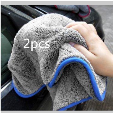 Microfiber Car Wash Towel Absorbent Car Supplies Cleaning Cloth - Yahko Merchandise
