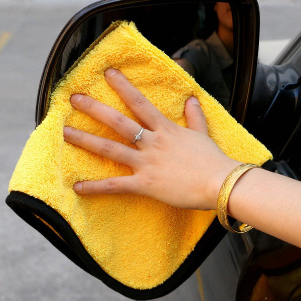 Microfiber Car Wash Towel Absorbent Car Supplies Cleaning Cloth - Yahko Merchandise