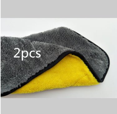 Microfiber Car Wash Towel Absorbent Car Supplies Cleaning Cloth - Yahko Merchandise
