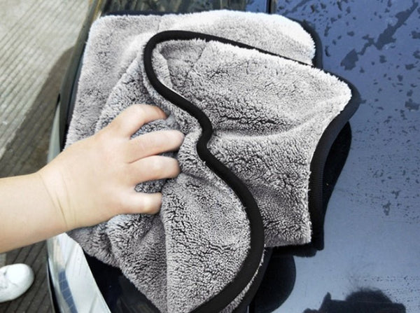 Microfiber Car Wash Towel Absorbent Car Supplies Cleaning Cloth - Yahko Merchandise