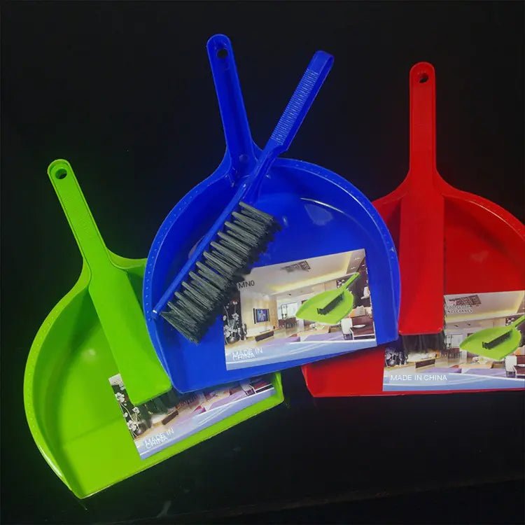 Mini Plastic Dustpan and Brush Set for Home Use - Yahko Merchandise