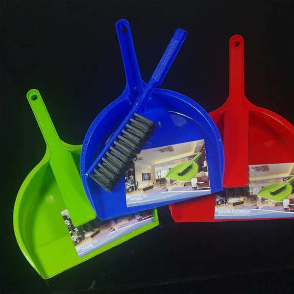 Mini Plastic Dustpan and Brush Set for Home Use - Yahko Merchandise