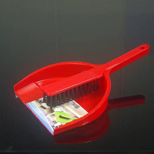 Mini Plastic Dustpan and Brush Set for Home Use - Yahko Merchandise