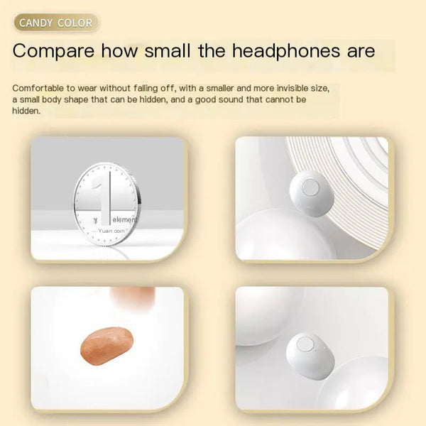 Mini Pro4SS Invisible True Wireless Bluetooth Earbuds - Yahko Merchandise