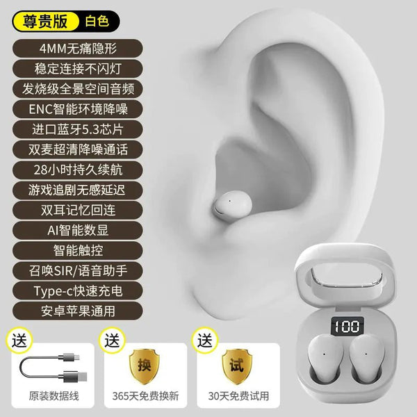 Mini Pro4SS Invisible True Wireless Bluetooth Earbuds - Yahko Merchandise