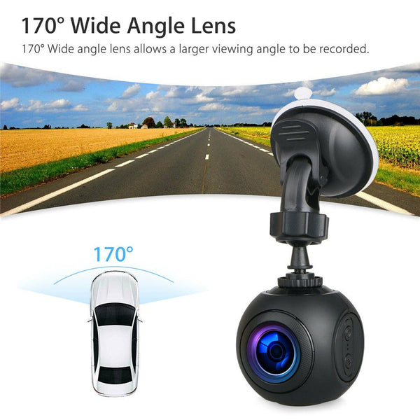 Mini WiFi Car Dash Cam FHD 1080P GPS Camera Dashboard W/ G - Sensor Night Vision - Yahko Merchandise