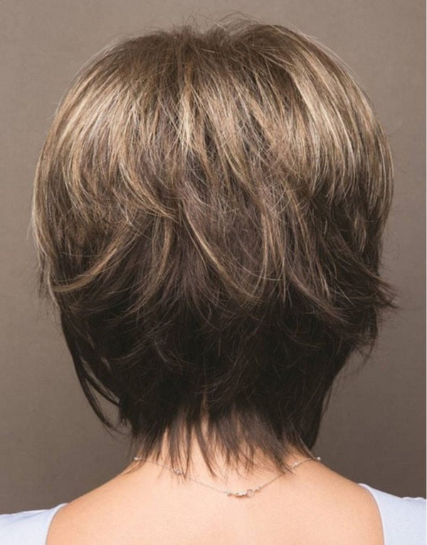 Mixed Blonde Brown Short Wigs Natural Hair Wigs Heat Resistant Hair Wig - Yahko Merchandise