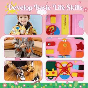Montessori Toddler Busy Board,Autism Sensory Toys Educational Activity - Yahko Merchandise