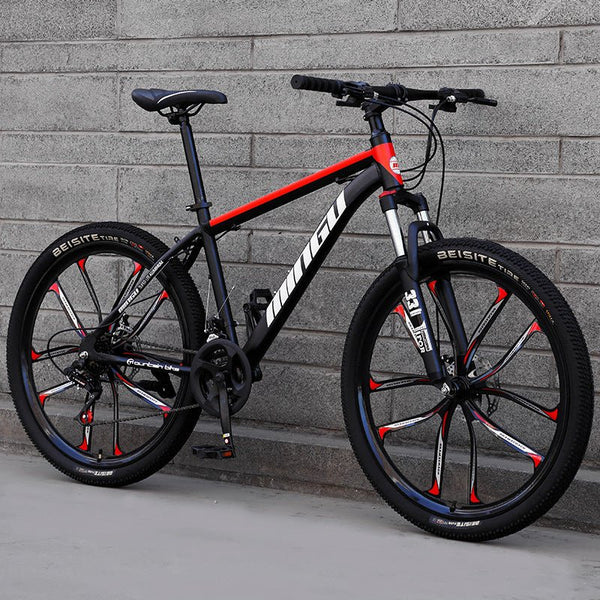 Mountain Bike Bicycle 24 26 Inch Disc Brake Shock Absorption Bicycle Men's And Women's Variable Speed Bicycle - Yahko Merchandise