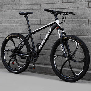 Mountain Bike Bicycle 24 26 Inch Disc Brake Shock Absorption Bicycle Men's And Women's Variable Speed Bicycle - Yahko Merchandise