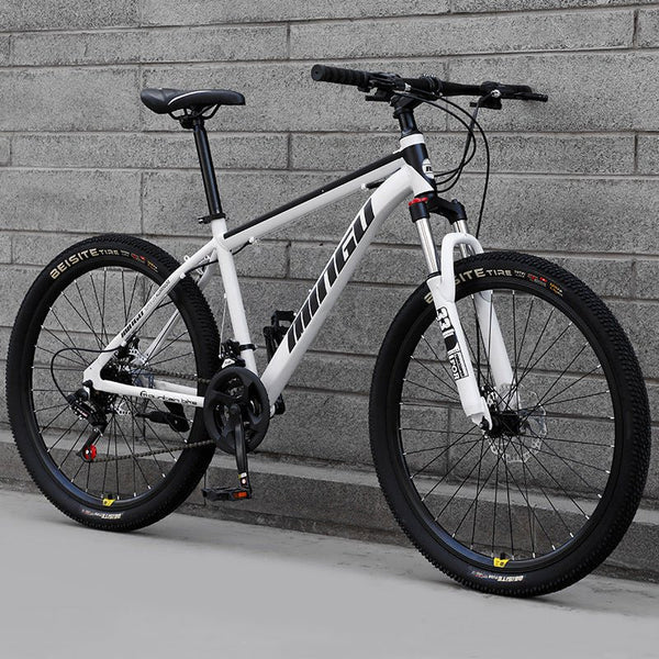 Mountain Bike Bicycle 24 26 Inch Disc Brake Shock Absorption Bicycle Men's And Women's Variable Speed Bicycle - Yahko Merchandise
