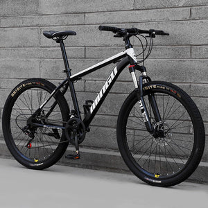 Mountain Bike Bicycle 24 26 Inch Disc Brake Shock Absorption Bicycle Men's And Women's Variable Speed Bicycle - Yahko Merchandise