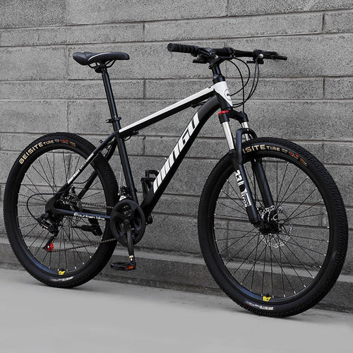 Mountain Bike Bicycle 24 26 Inch Disc Brake Shock Absorption Bicycle Men's And Women's Variable Speed Bicycle - Yahko Merchandise