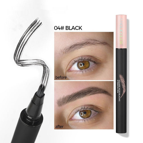 Multi - fork Liquid Eyebrow Pencil Wild Eyebrow Waterproof And Sweat - proof - Yahko Merchandise