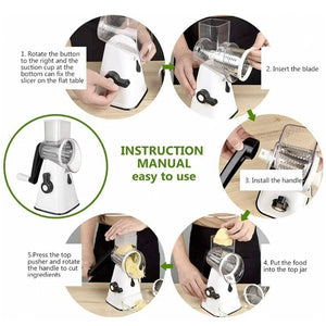 Multi - functional Stainless Steel Kitchen Slicer Grater Kit - Yahko Merchandise