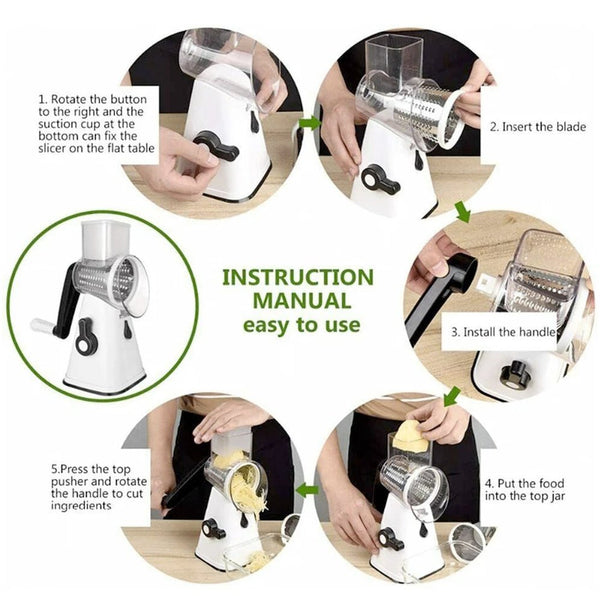 Multi - functional Stainless Steel Kitchen Slicer Grater Kit - Yahko Merchandise