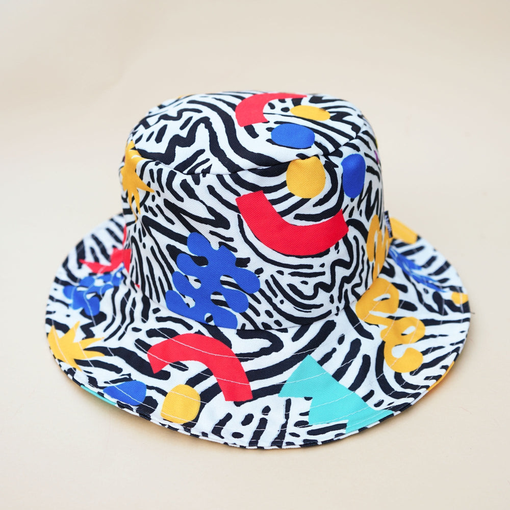 Multicolour Wide Bucket Hat - Yahko Merchandise