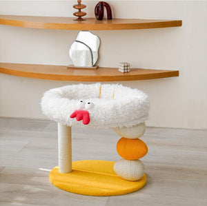 Multifunctional Jumping Platform Does Not Drop Crumbs Cat Climbing Frame - Yahko Merchandise