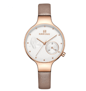 Multifunctional Quartz Leather Band Watch For Women - Yahko Merchandise