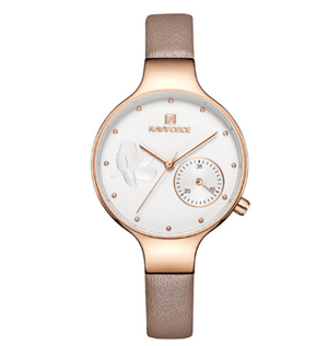 Multifunctional Quartz Leather Band Watch For Women - Yahko Merchandise