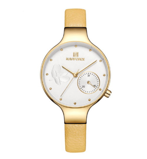 Multifunctional Quartz Leather Band Watch For Women - Yahko Merchandise